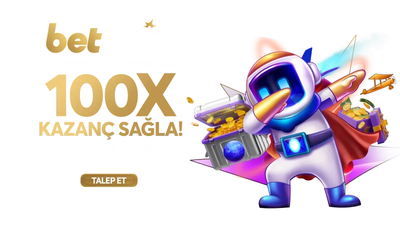 Betbom’da Uçuş Desteği: Crash Oyunlarında 100x Ödül kampanya görseli