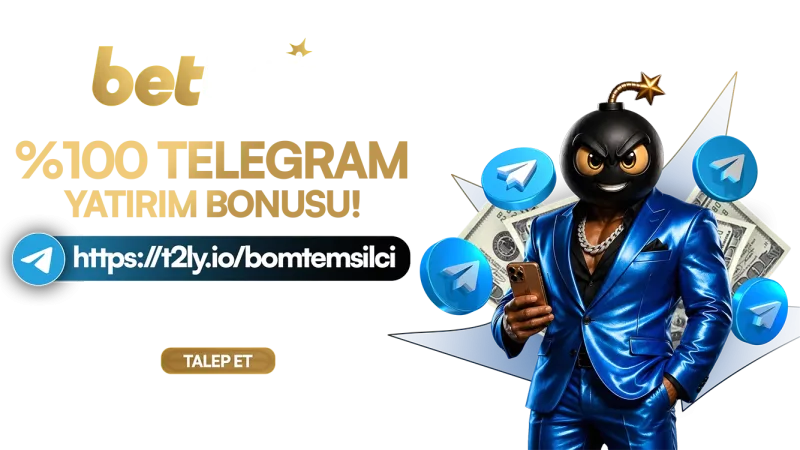 %100 Telegram Yatırım Bonusu kampanya görseli